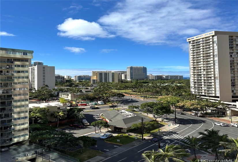 View from living room balcony