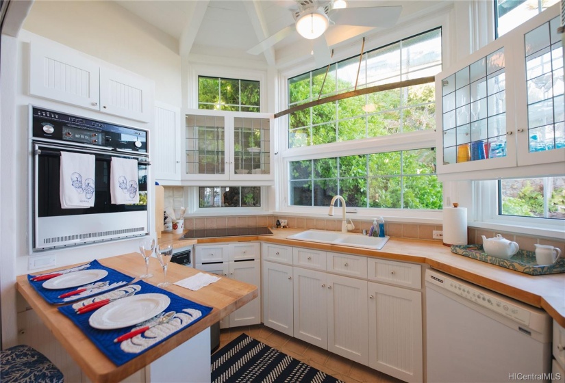 Kitchen in guest cottage