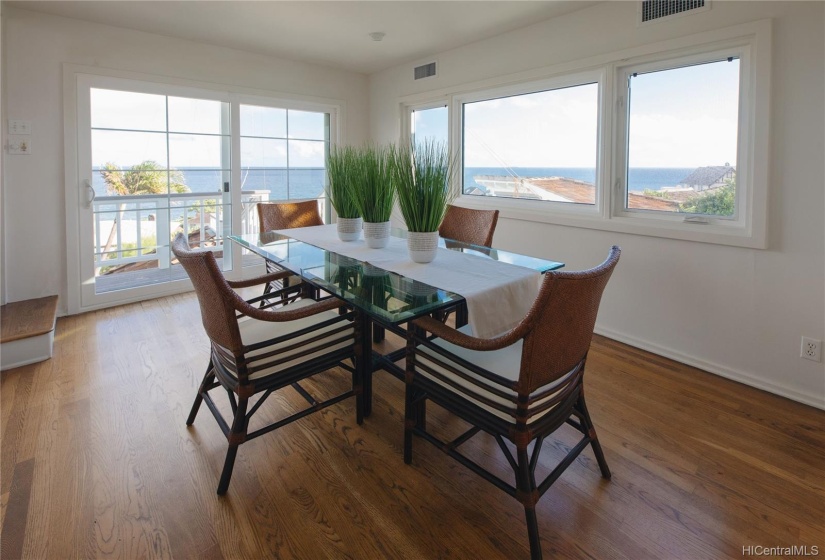 Dining room next to kitchen