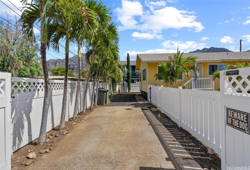 Gated driveway