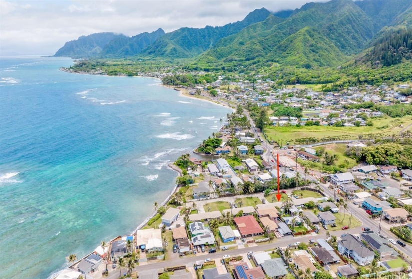 Looking southeast towards Kualoa