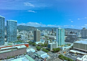 City and Mountain Views