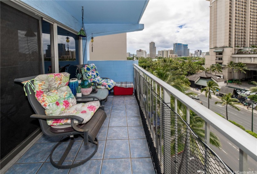 lanai off the living area