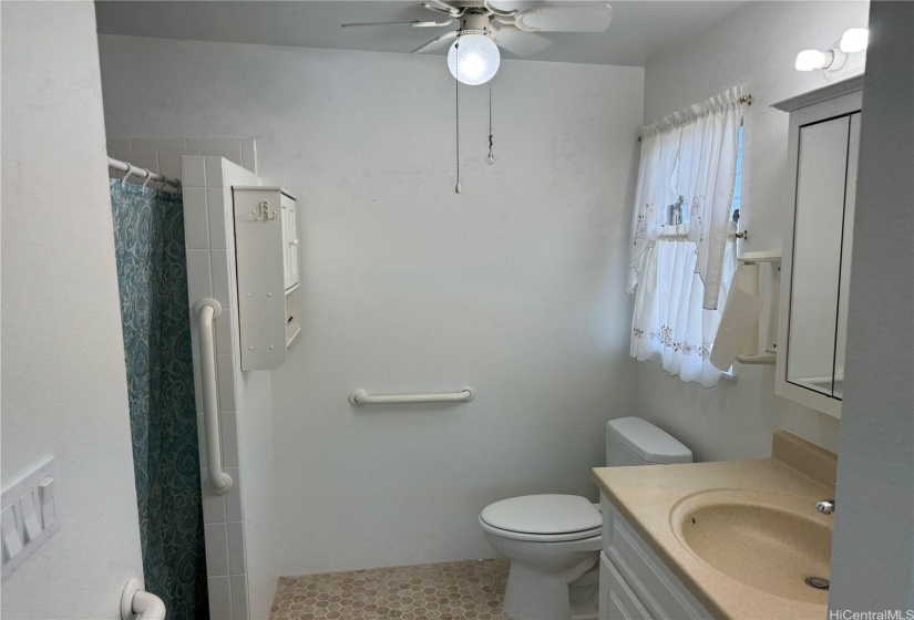 Full bath in Bedroom 3 with walk in shower