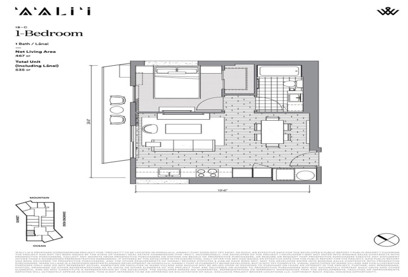 Floor plan of #3603.