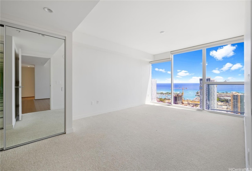 Spacious primary/master bedroom