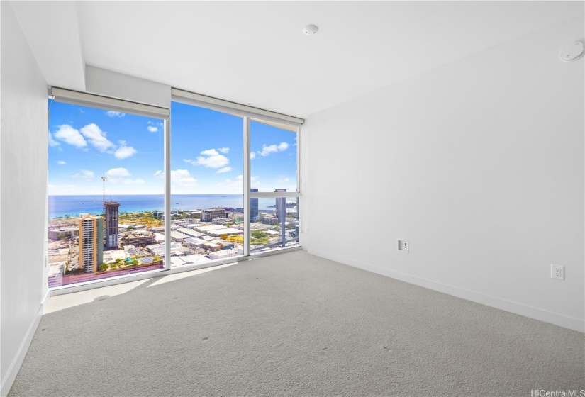 Secondary bedroom has also fantastic ocean views