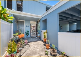 Beautifully Maintained Gated Front Entrance of the Home