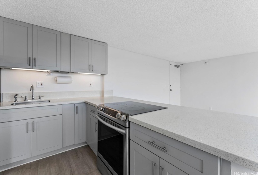 kitchen table can double as a meal space.