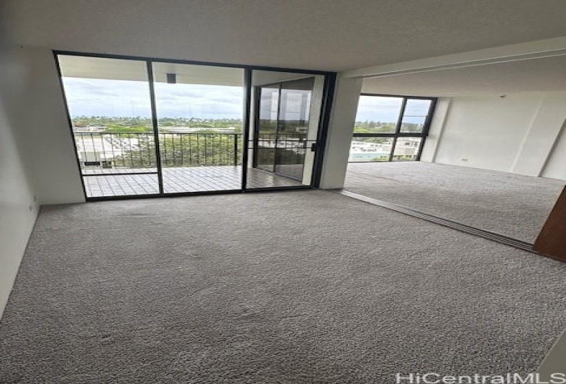 Second Bedroom opened with living room.