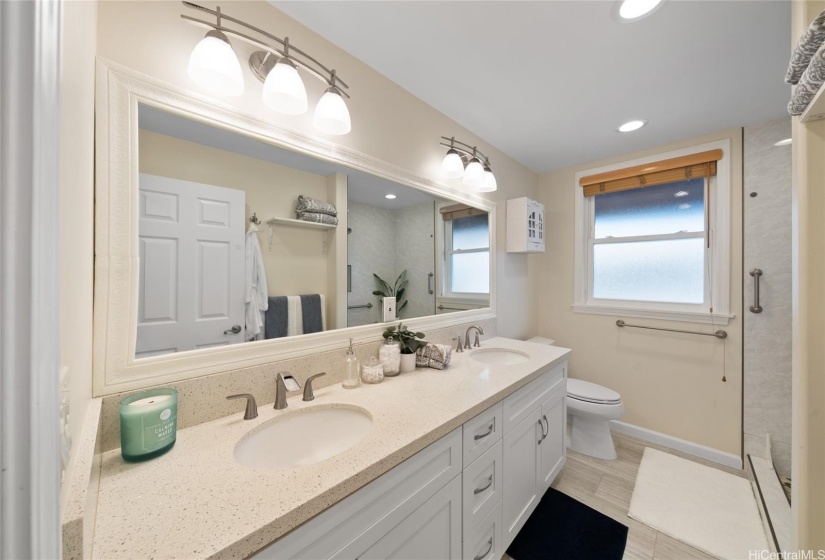 Downstairs master bathroom