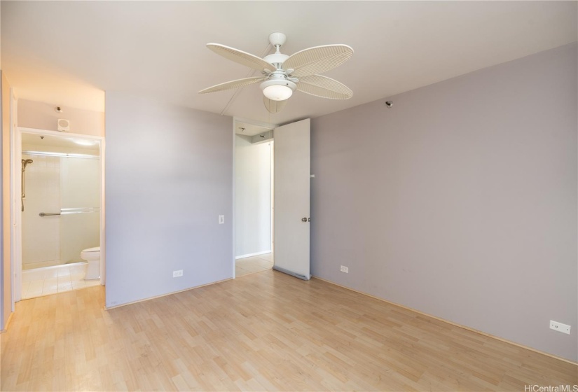 Master Bedroom with a full bathroom