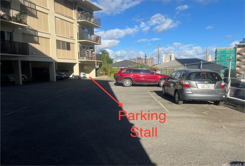 Unit Parking Stallclose to lanai