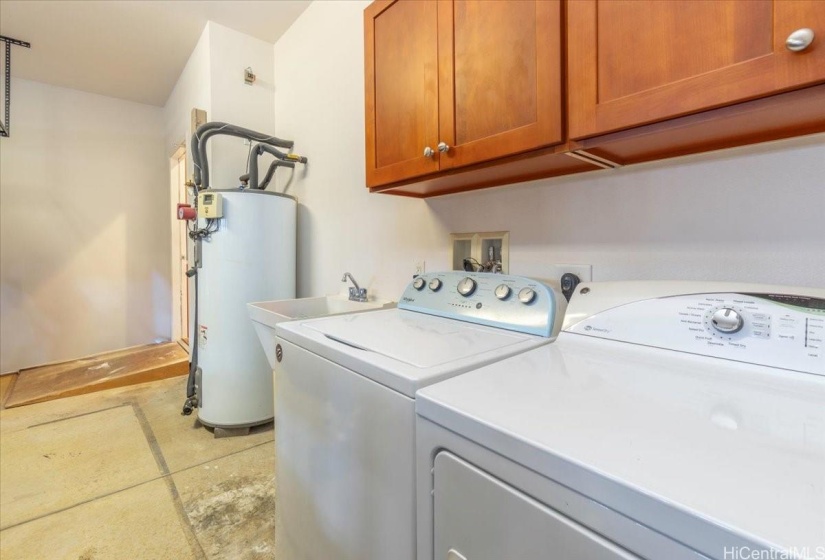 Washer and Dryer Area