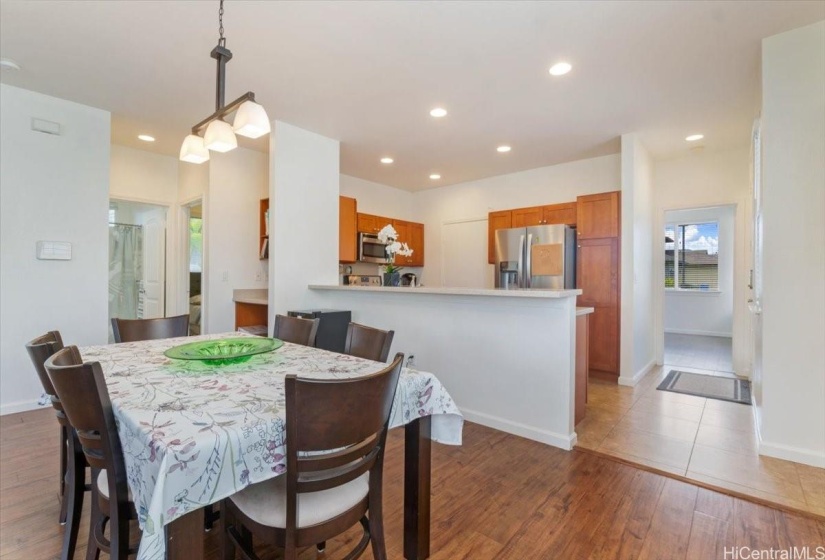 Dining Area to Kitchen