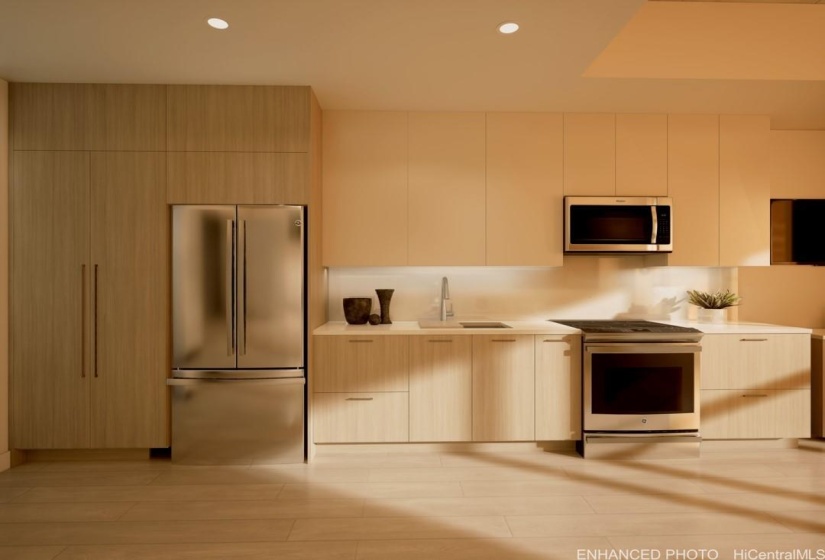 Kitchen - Enhanced Artistic Rendering