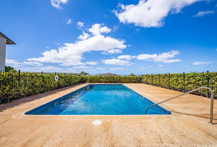 Private pool for occupants, and their guests.