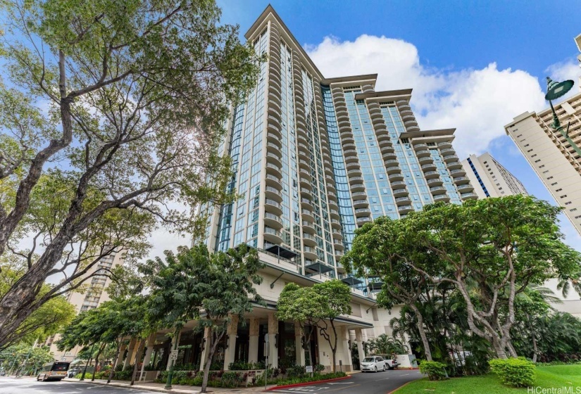 Allure Waikiki View From Kalakaua Ave.