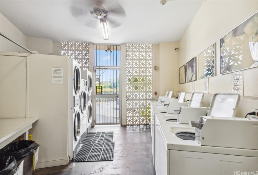 The building features community laundry facilities.