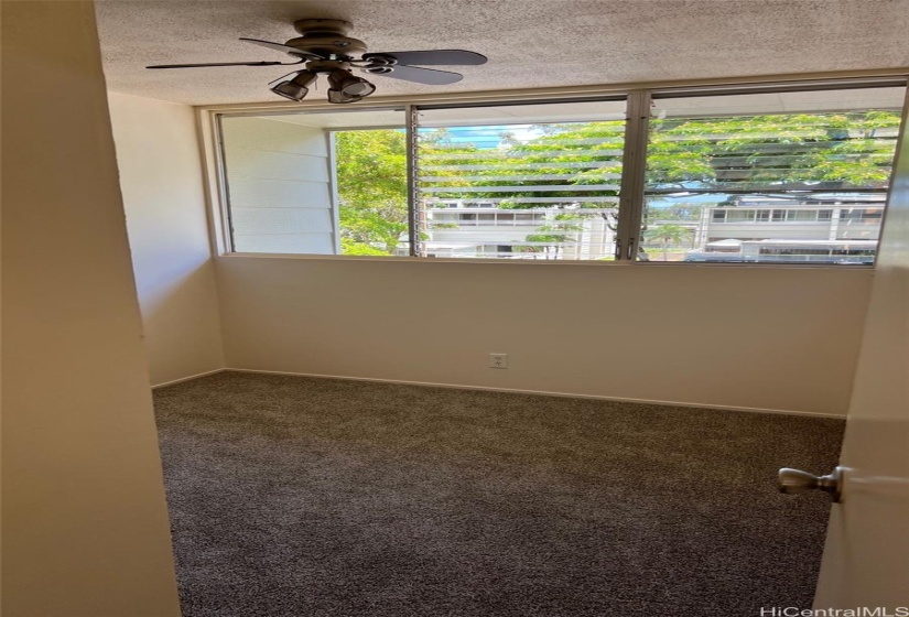 The 2nd bedroom has new carpet.