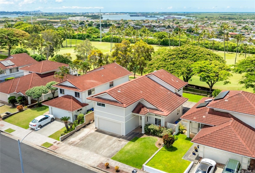 The home has Golf Course Frontage