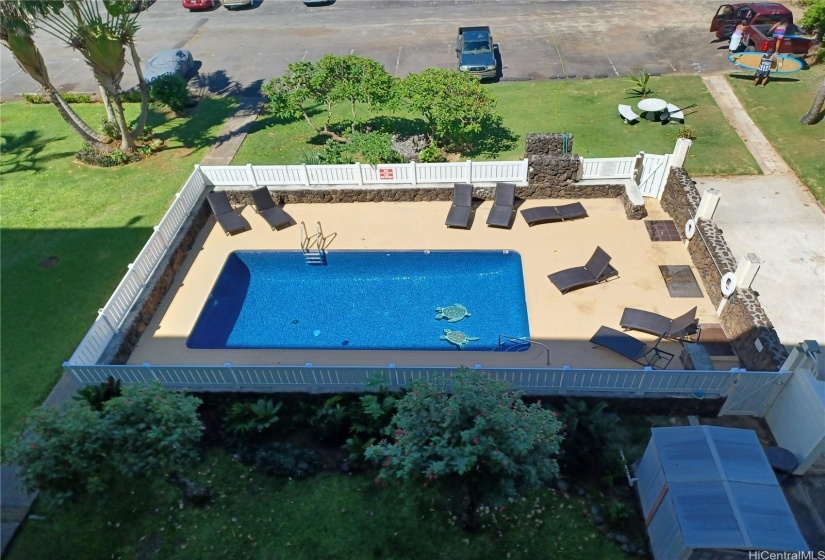 Swimming Pool with Lounge chairs