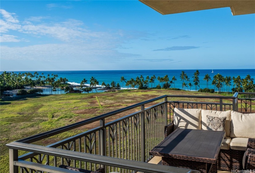 Morning Ocean View from Lanai