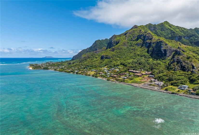 View of the beautiful coastlines.