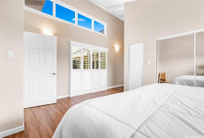 Lots of light for the master bedroom