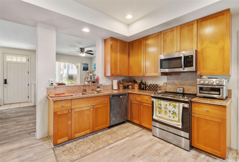 Kitchen area.