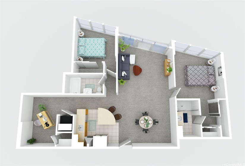 3D floor plan