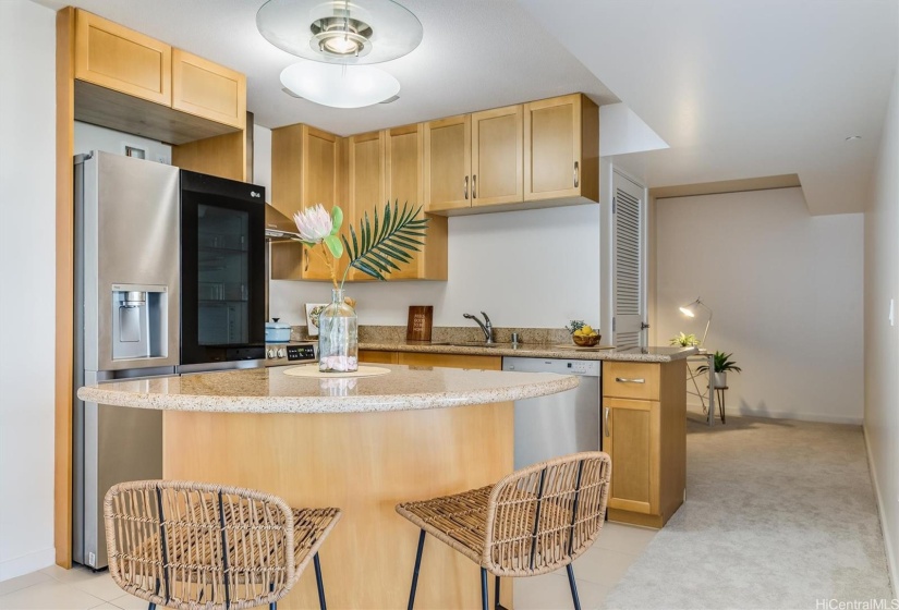 Kitchen that's great for entertaining