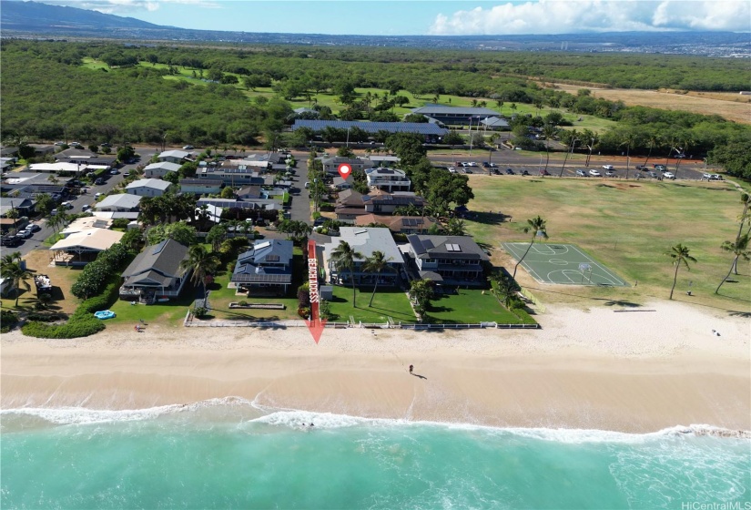 Private beach access means grab your towel and go!