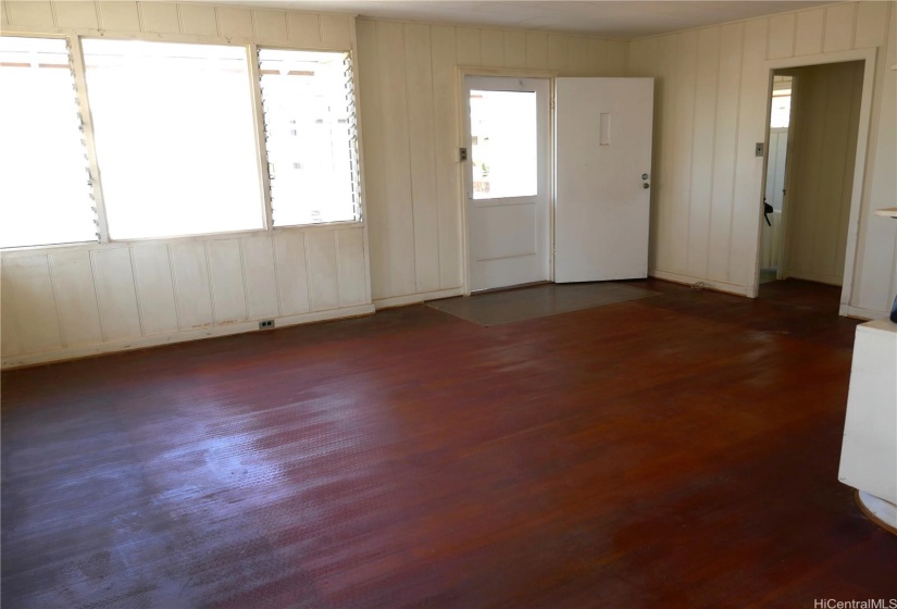 Living Room/Entry carpet removed