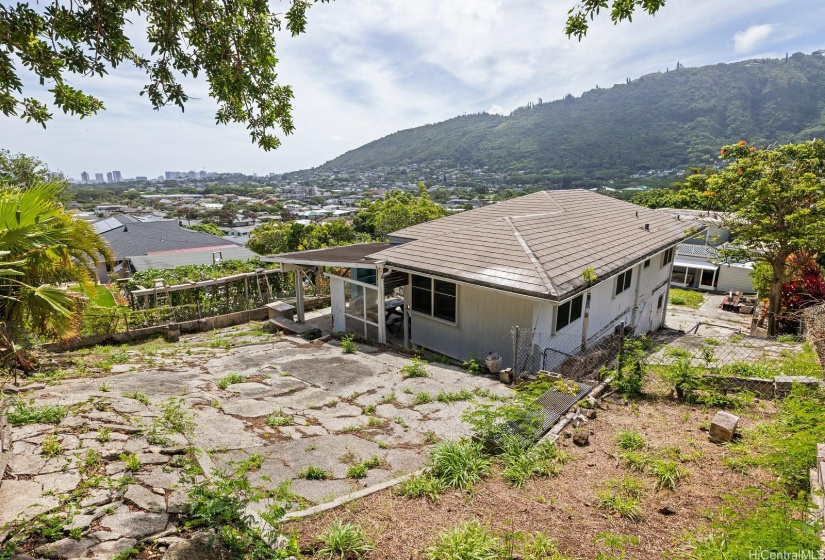 East rear of property