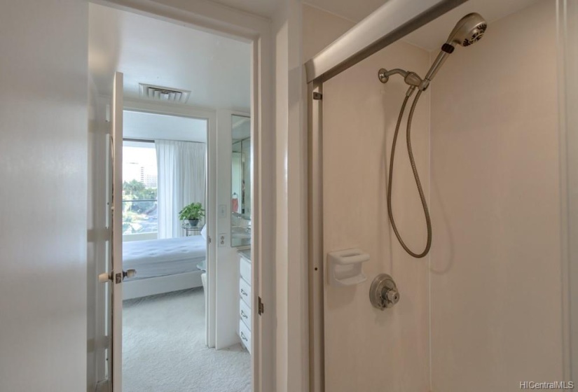 From master bathroom looking toward master bedroom