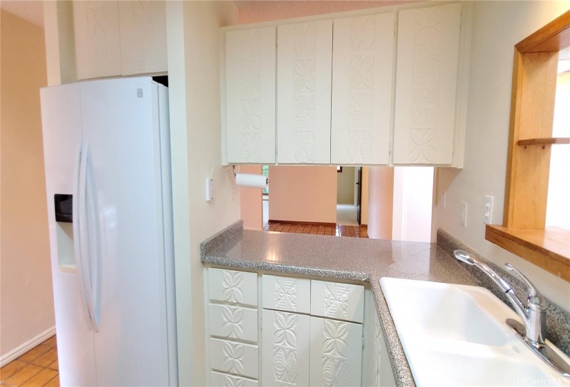 Double Door Refrigerator with Freezer, Ample Storage, and New Sink Faucet