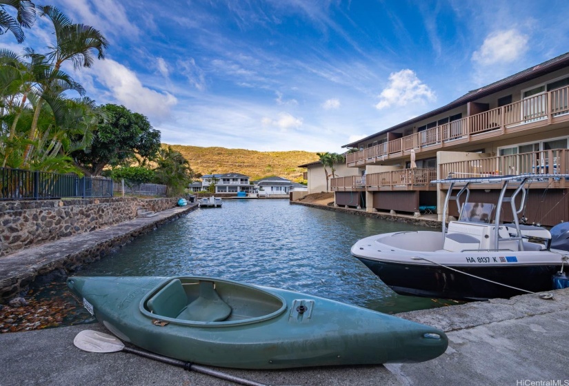 Canal Access steps from your front door.