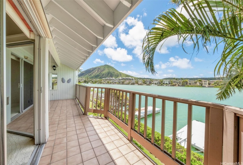 spacious balcony