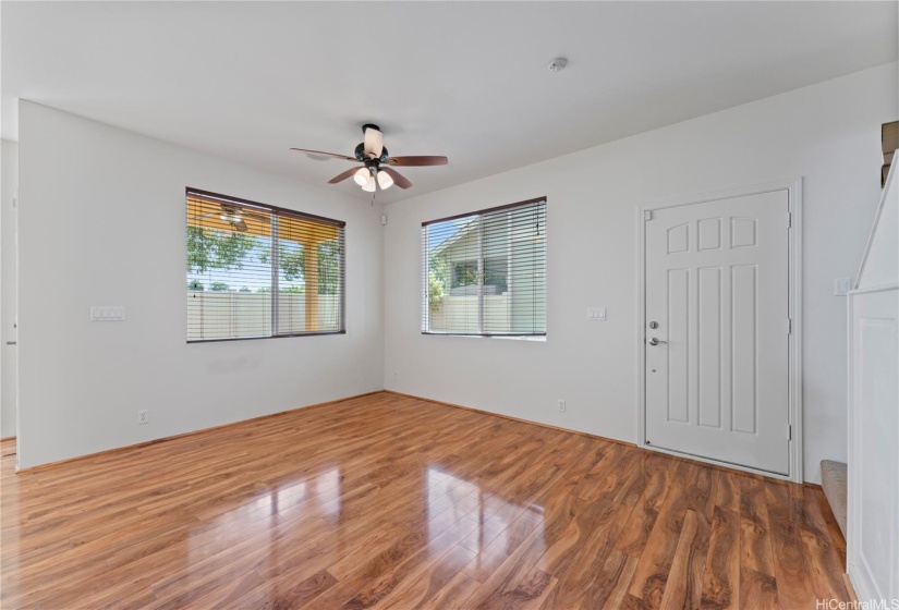 Living area is spacious and offer lots of natural light.