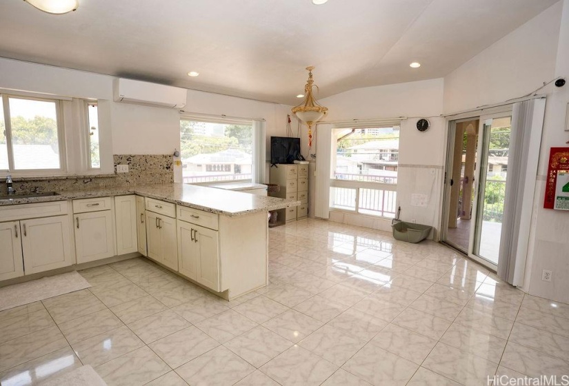 The airy and open concept kitchen provides for easy access for daily activities and entertaining family and guests.