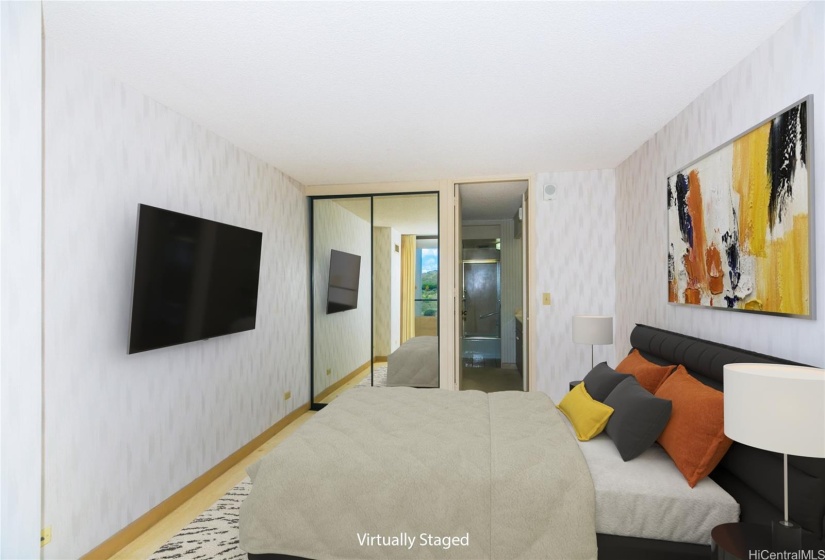 Bedroom Virtually Staged