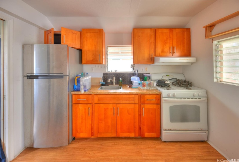 One bedroom unit - kitchen