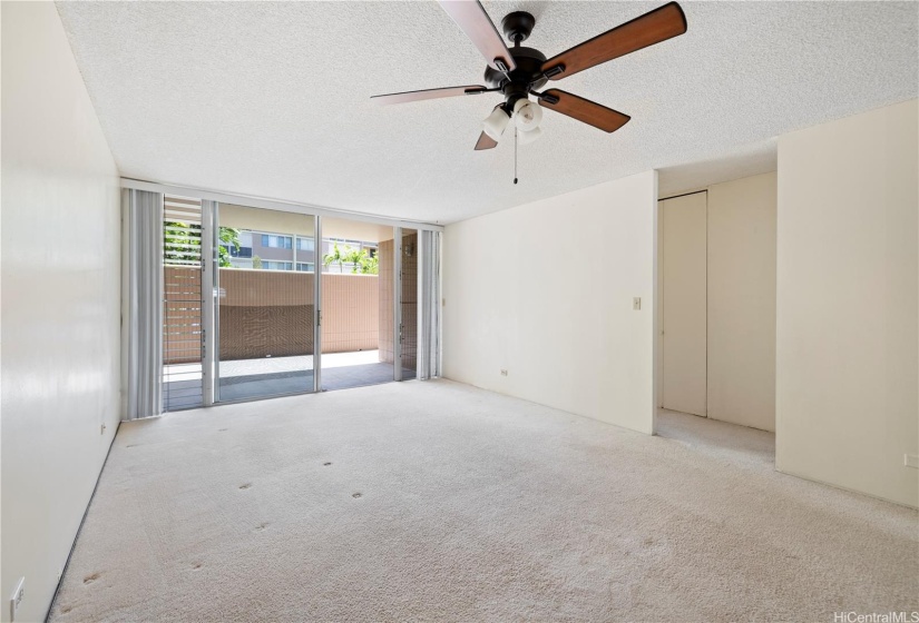 A different viewpoint of living room area.