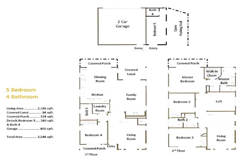 Floor Plan (*Note: Not to scale)