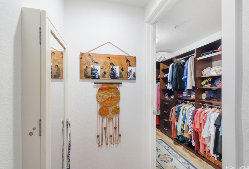 Custom walk-in closet