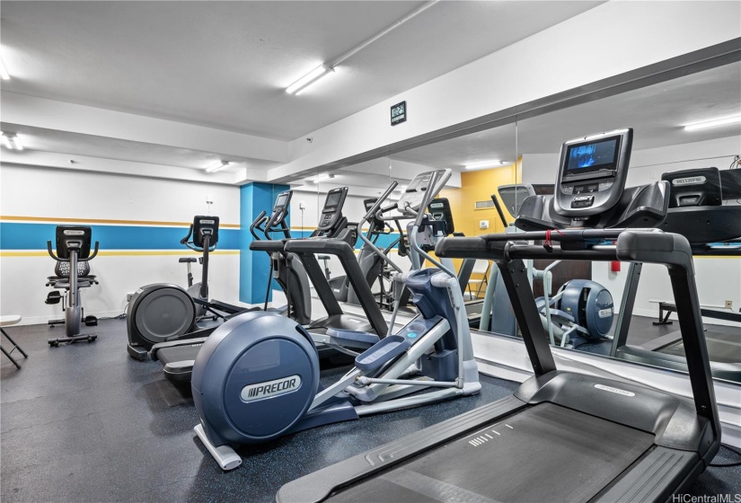 3 gyms at One Waterfront Towers - no need for a gym membership!