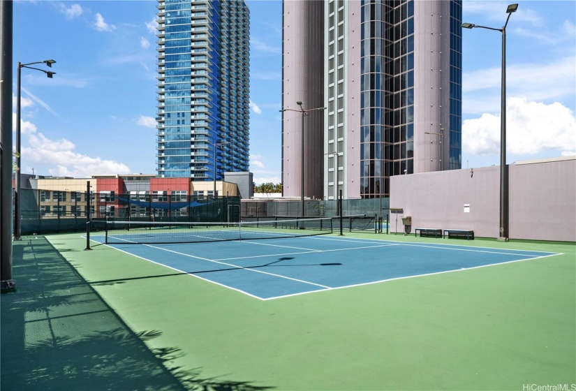 tennis and pickle ball courts!