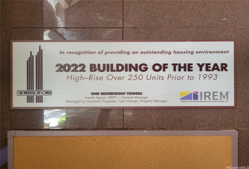 Live in an award winning building!