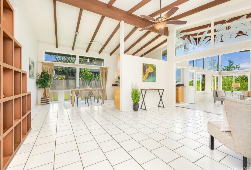 lots of natural light shining into the living spaces
